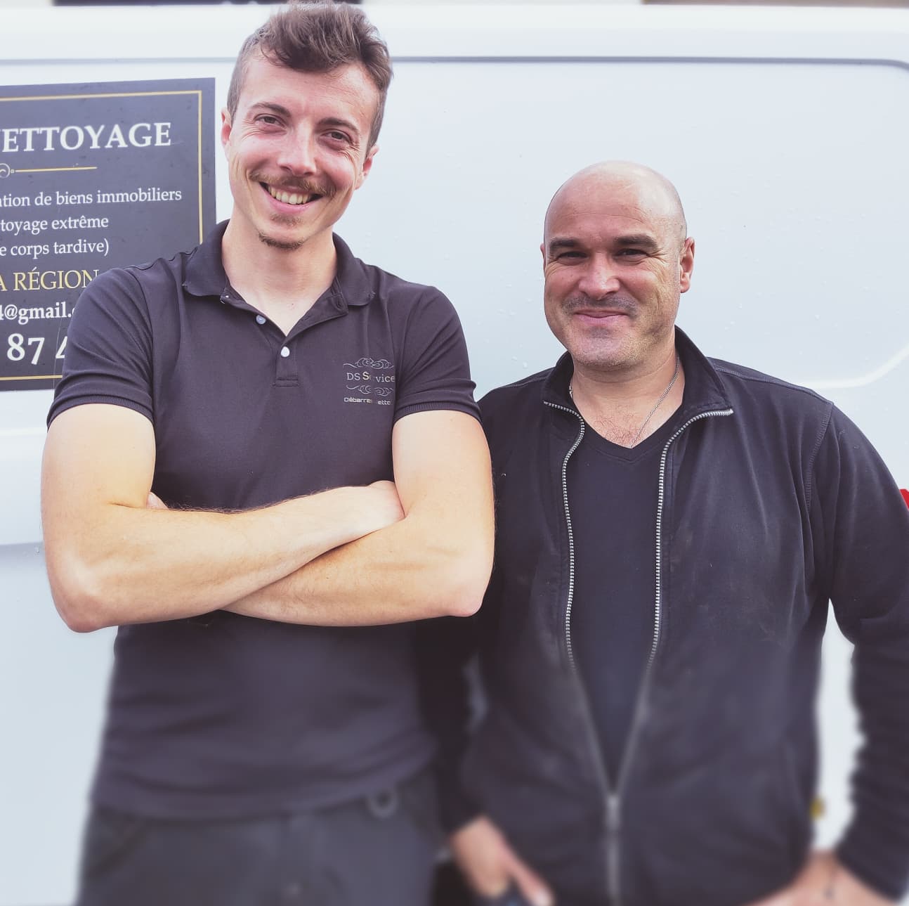 Sasha et Mathieu, fondateurs de DS Services